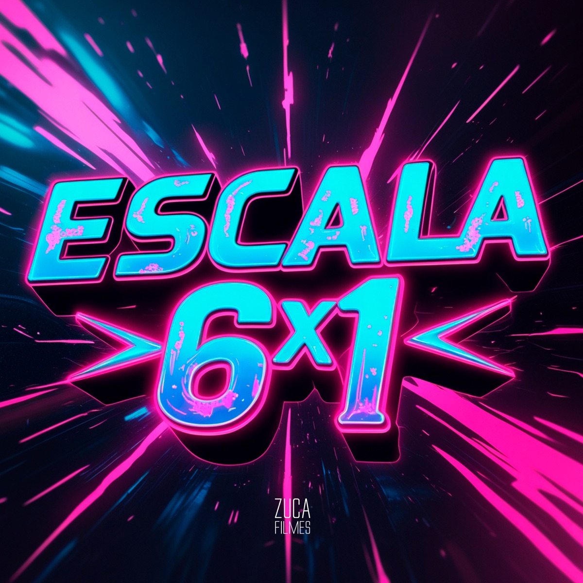 Escala 6X1 - Single by Mc Bombom, MC Marlon PH, MC L4 & MC Gordão album cover