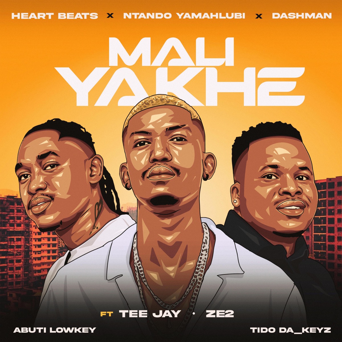 Mali Yakhe (feat. Tee Jay, Ze2, Abuti Low key & Tido DA_KEYZ) - Single by Heart Beats, Ntando Yamahlubi & Dashman album cover