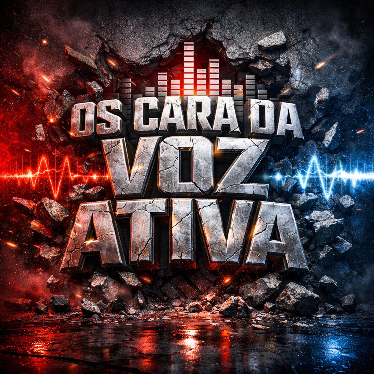 OS CARA DA VOZ ATIVA (feat. Fabuloso) - Single by MC Kauãzinho, Dj 2K do Catarina & MC Flavinho album cover