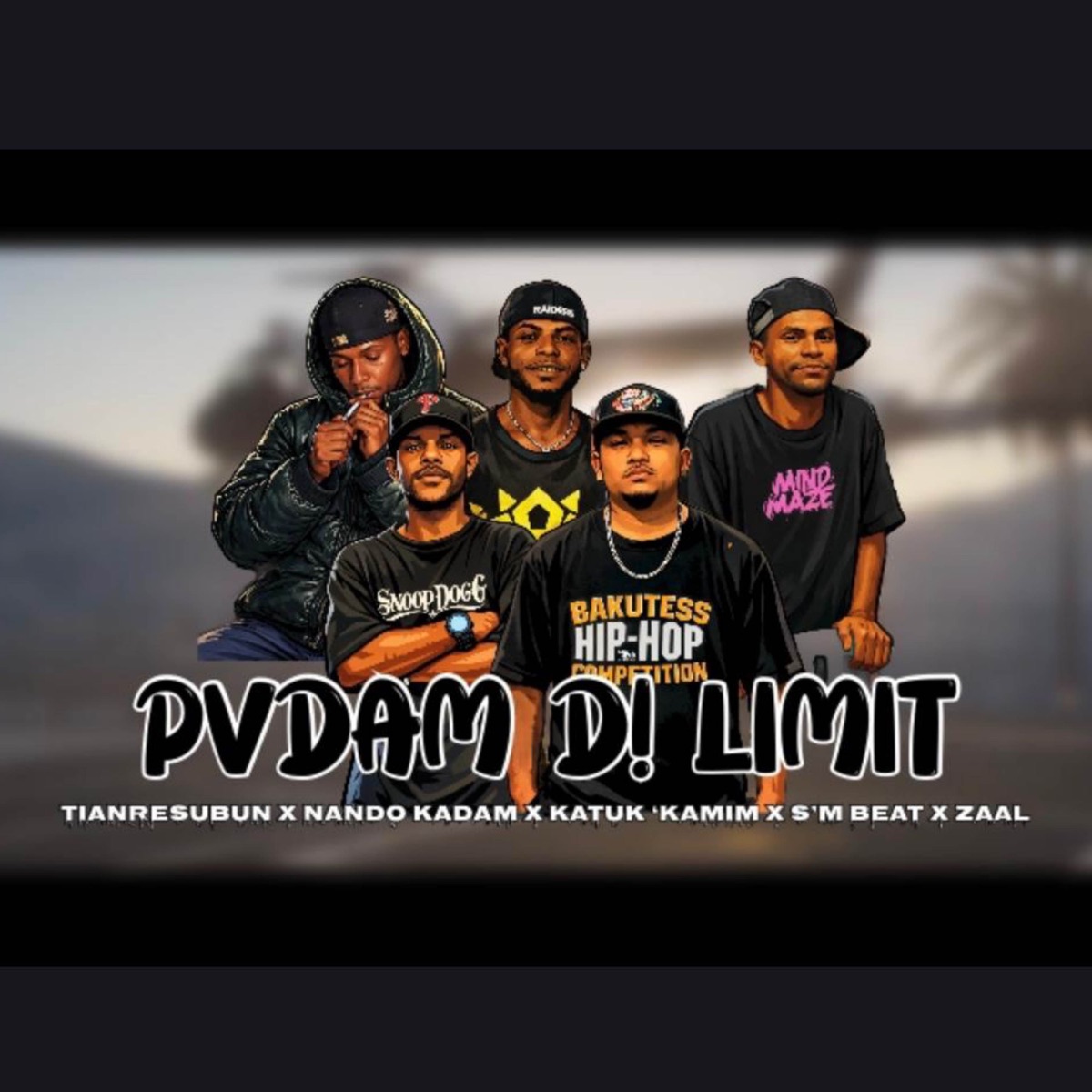 PVDAM D! LIMIT (feat. Katuk Kamim, SM Beat, Zaal & Nando kadam) - Single by TianResubun album cover