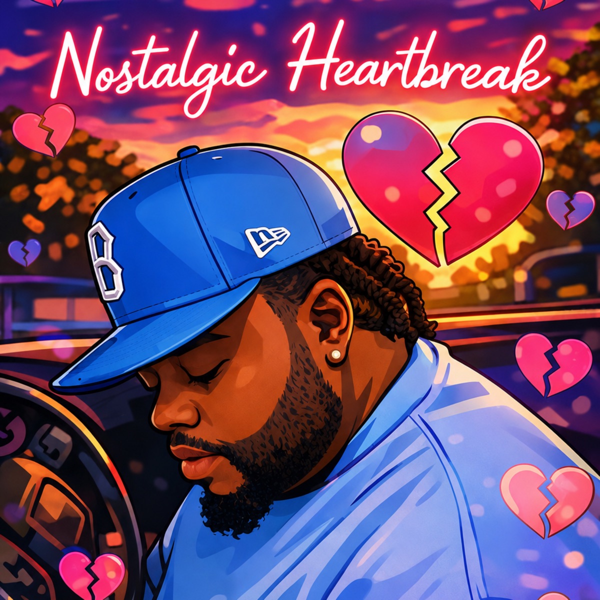 Nostalgic Heartbreak - EP by King Leeco album cover