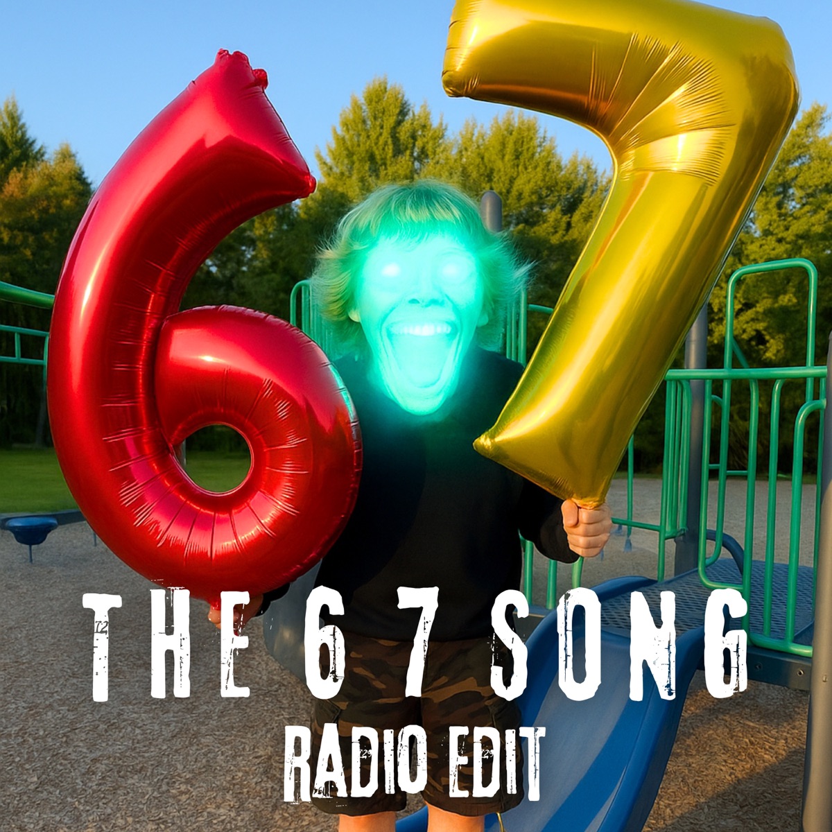 THE 6 7 SONG (Radio Edit) - Single by Lil Godd album cover