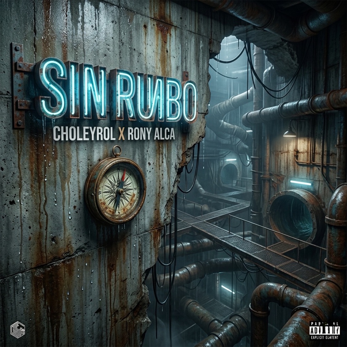 Sin Rumbo - Single by Rony Alca & Chocoleyrol album cover