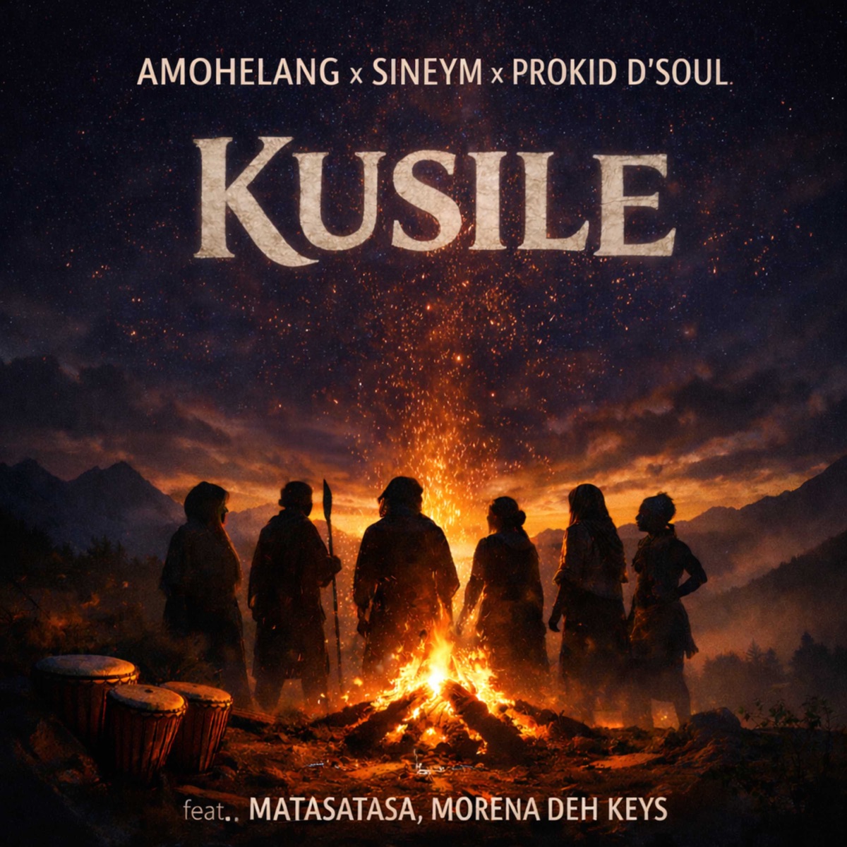 Kusile (feat. Morena deh keys & Matasatasa) - Single by Amohelang, Sineym & Prokid D'Soul album cover