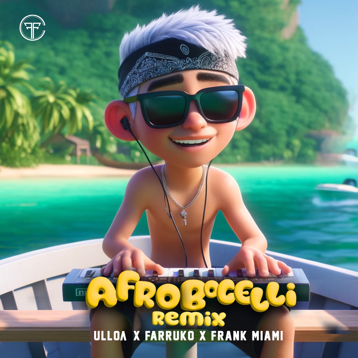 Afrobocelli (Remix) - Single by ULLOΛ, Farruko & Frank Miami album cover
