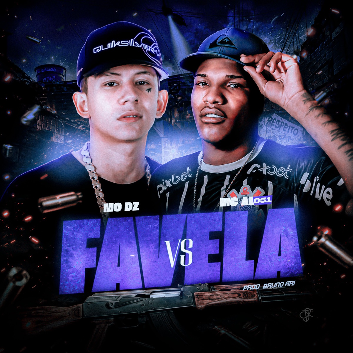 Vs Favela - Single by MC AL 051, MC DZ & Bruno Ari album cover