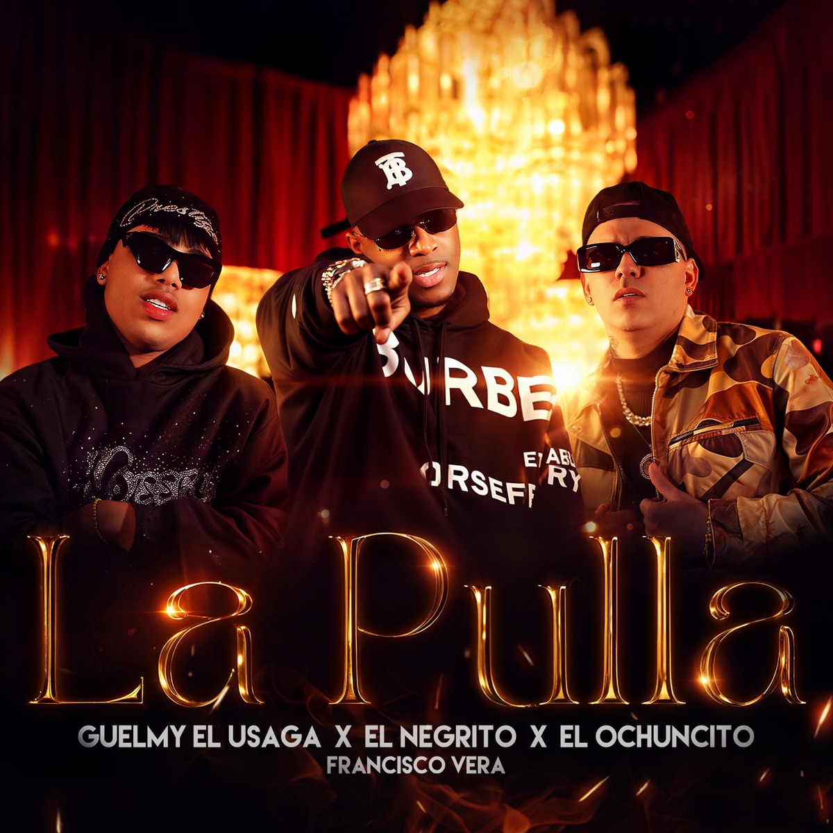 LA PULLA - Single by El Negrito, El Ochuncito, Guelmy el Usaga & Francisco Vera album cover