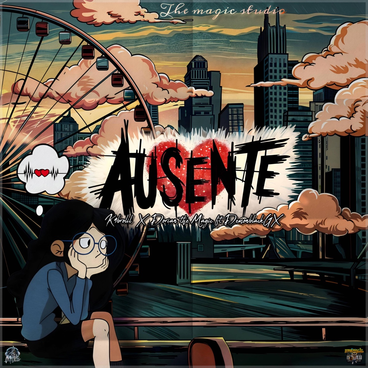 AUSENTE (feat. Dorian the magic & DemonblackGX) - Single by K4brolil album cover