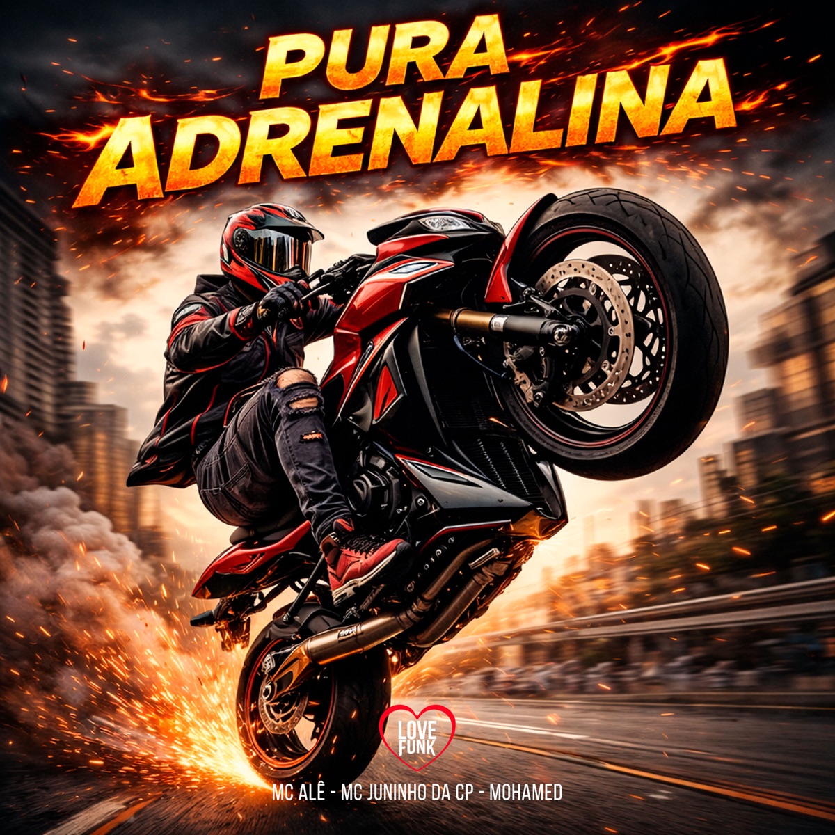 Pura Adrenalina - Single by MC Alê & MC JUNINHO DA CP album cover