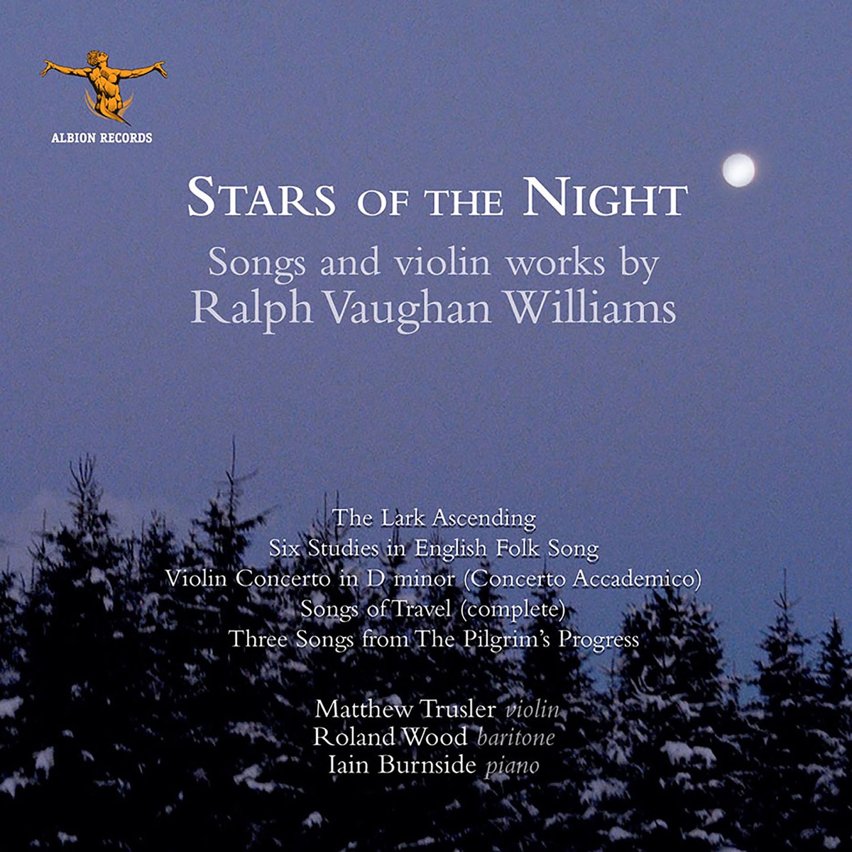 Vaughan Williams: Stars of the Night – Songs & Violin Works by Roland Wood, Matthew Trusler & Iain Burnside album cover