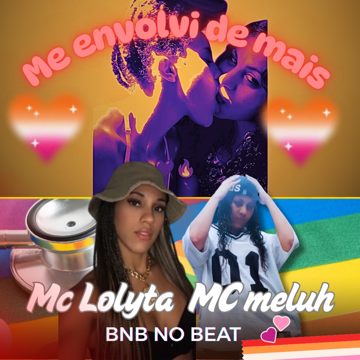 Me envolvi de mais (Acoustic) [feat. Mc Lolyta] - Single by Mc meluh album cover