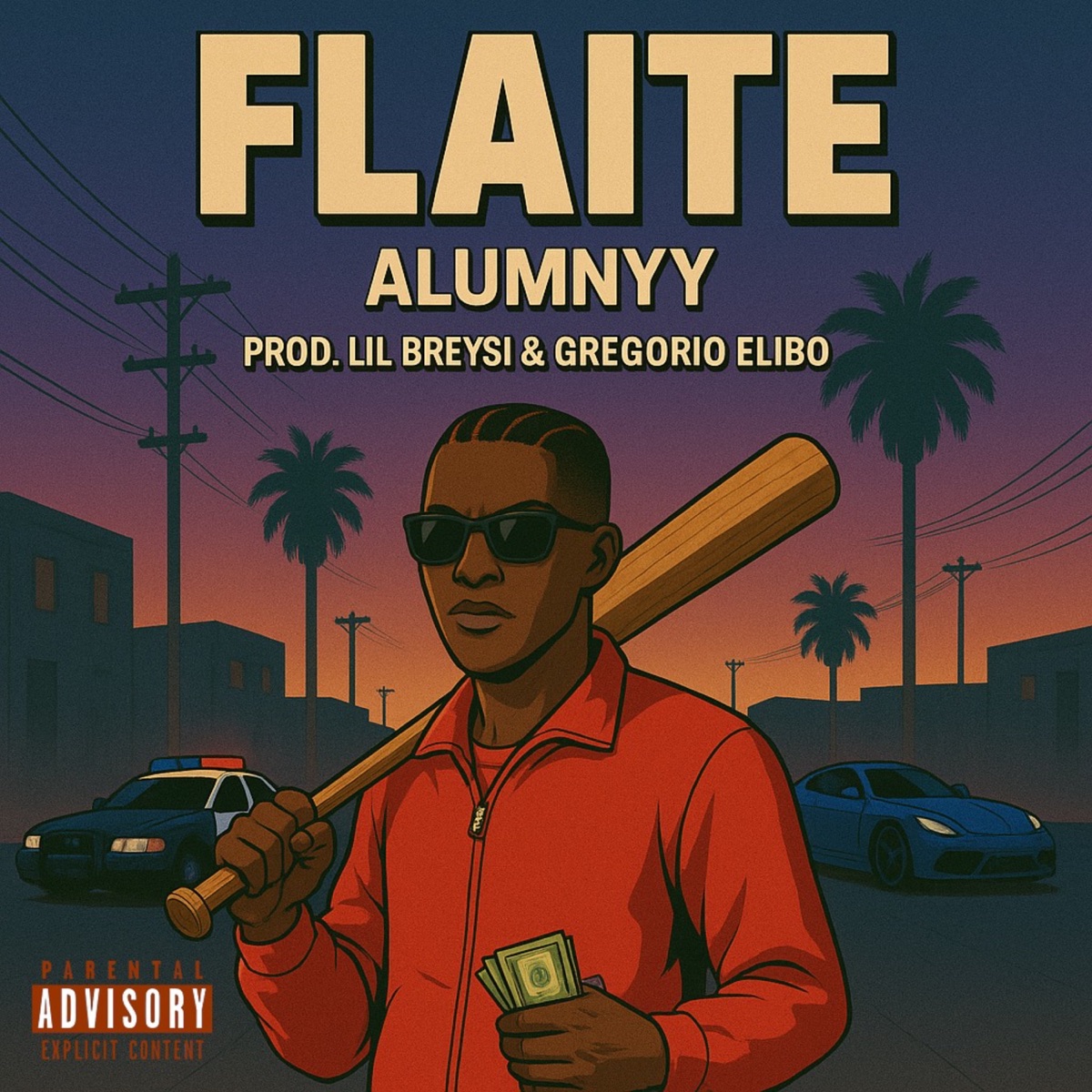 Flaite - Single by Alumnyy, Lil Breysi & Gregorio Elibo album cover