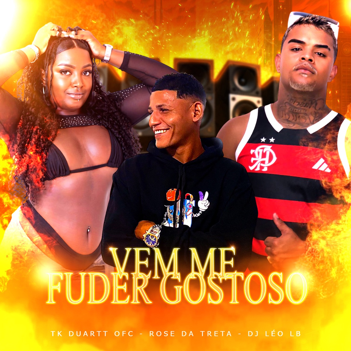 Vem Me Fuder Gostoso - Single by DJ LÉO LB, Tk duartt Ofc & Mc Rose da Treta album cover