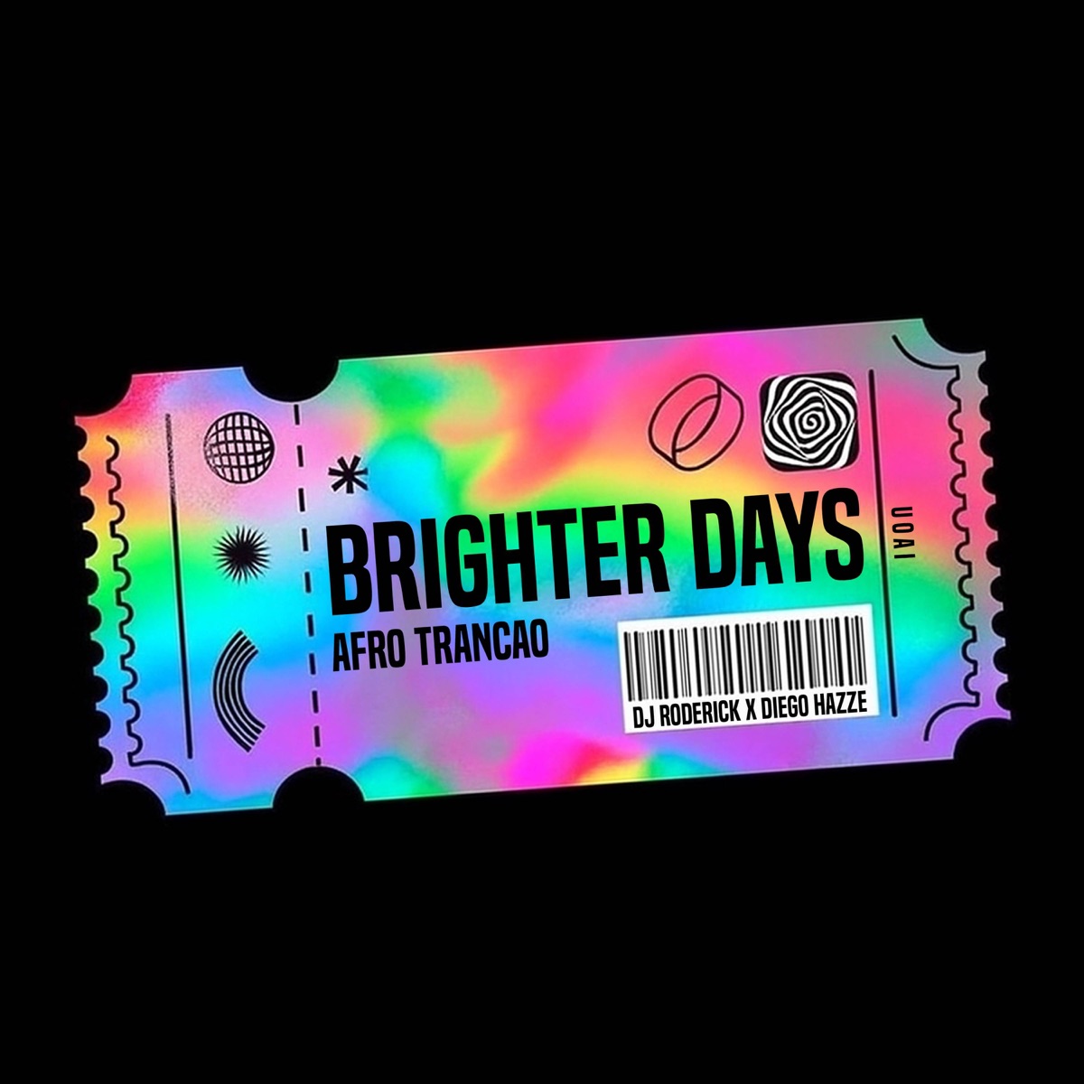 Brighter Days (Afro Trancao) - Single by Dj Roderick & Diego Hazze album cover