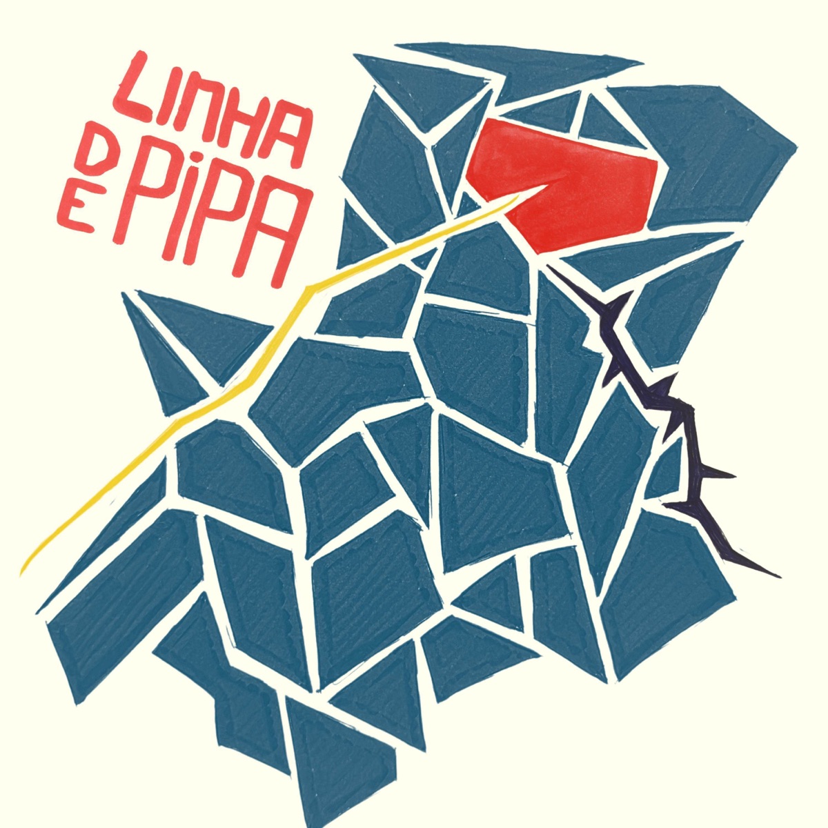 Linha de Pipa - Single by Makalister, Luiz Barata, Mentosz & Nitcho album cover