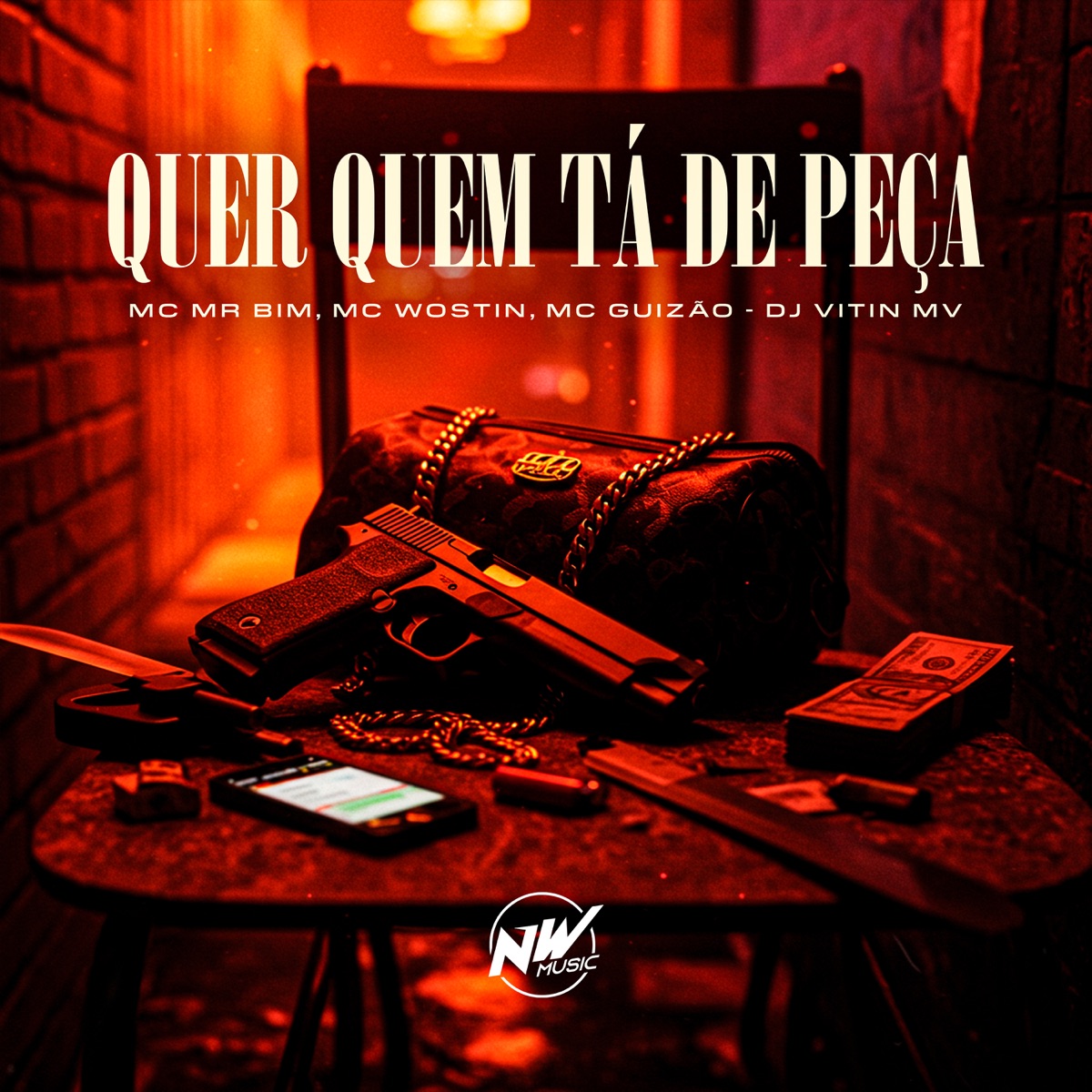 Ela Quer Quem Ta de Peça - Single by Mc Guizão, Mc Mr. Bim, DJ VITIN MV & Mc Wostin album cover