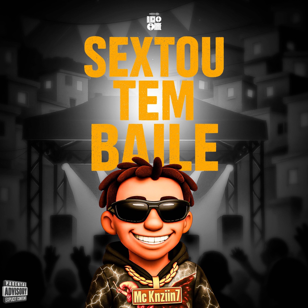 Sextou Tem Baile (with Black Rare Records) - Single by Mc Knziin7 album cover