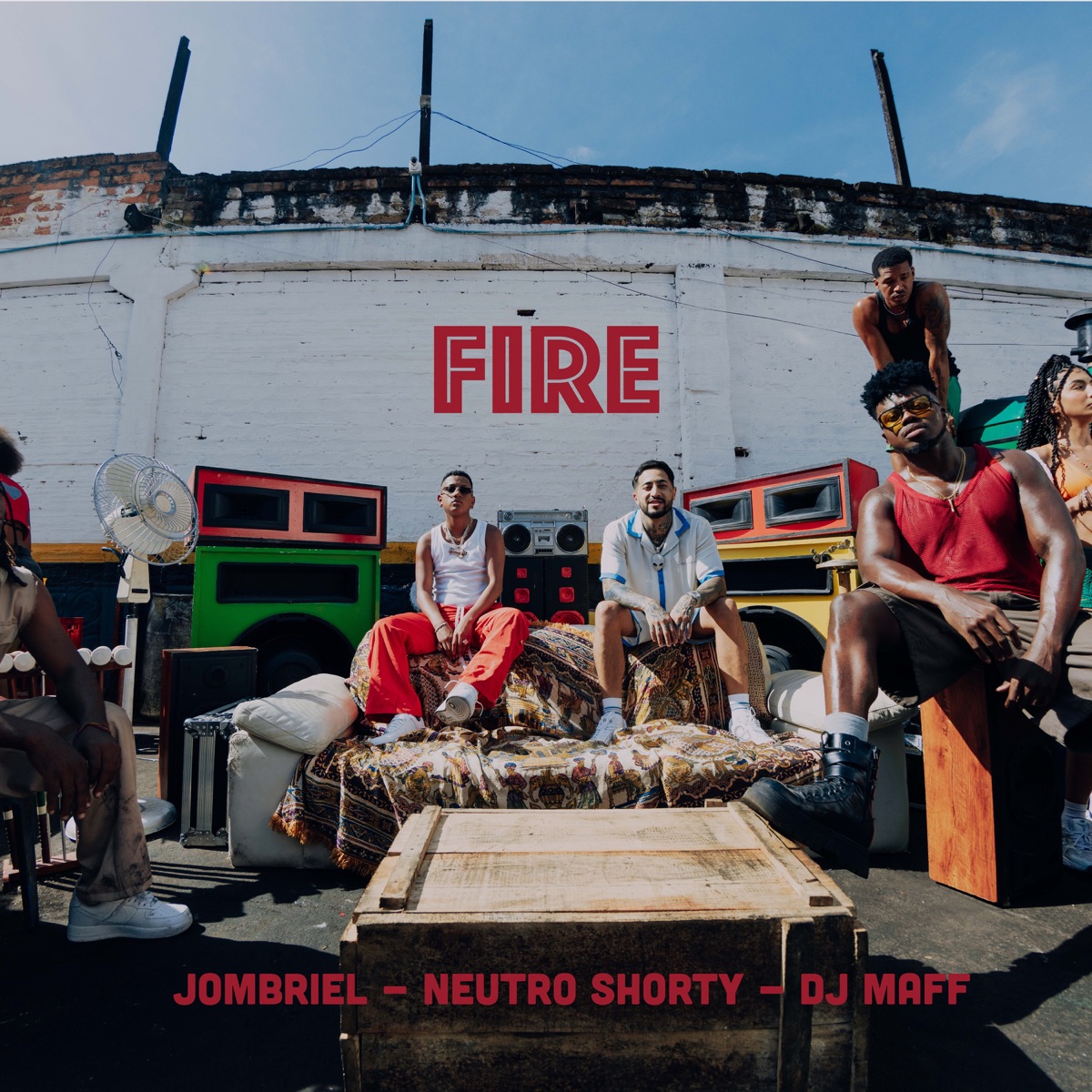 FIRE - Single by Jombriel, Neutro Shorty & Dj Maff album cover
