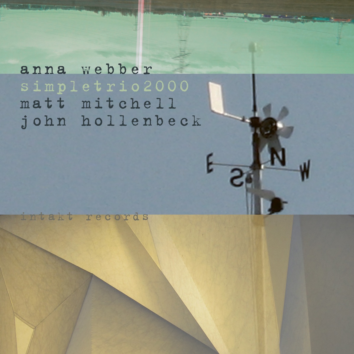 simpletrio2000 (feat. Matt Mitchell & John Hollenbeck) by Anna Webber album cover