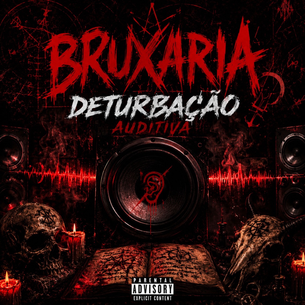 BRUXARIA DETURBAÇÃO AUDITIVA - Single by DJ PRK ORIGINAL, Mc Fany & Mc Gw album cover