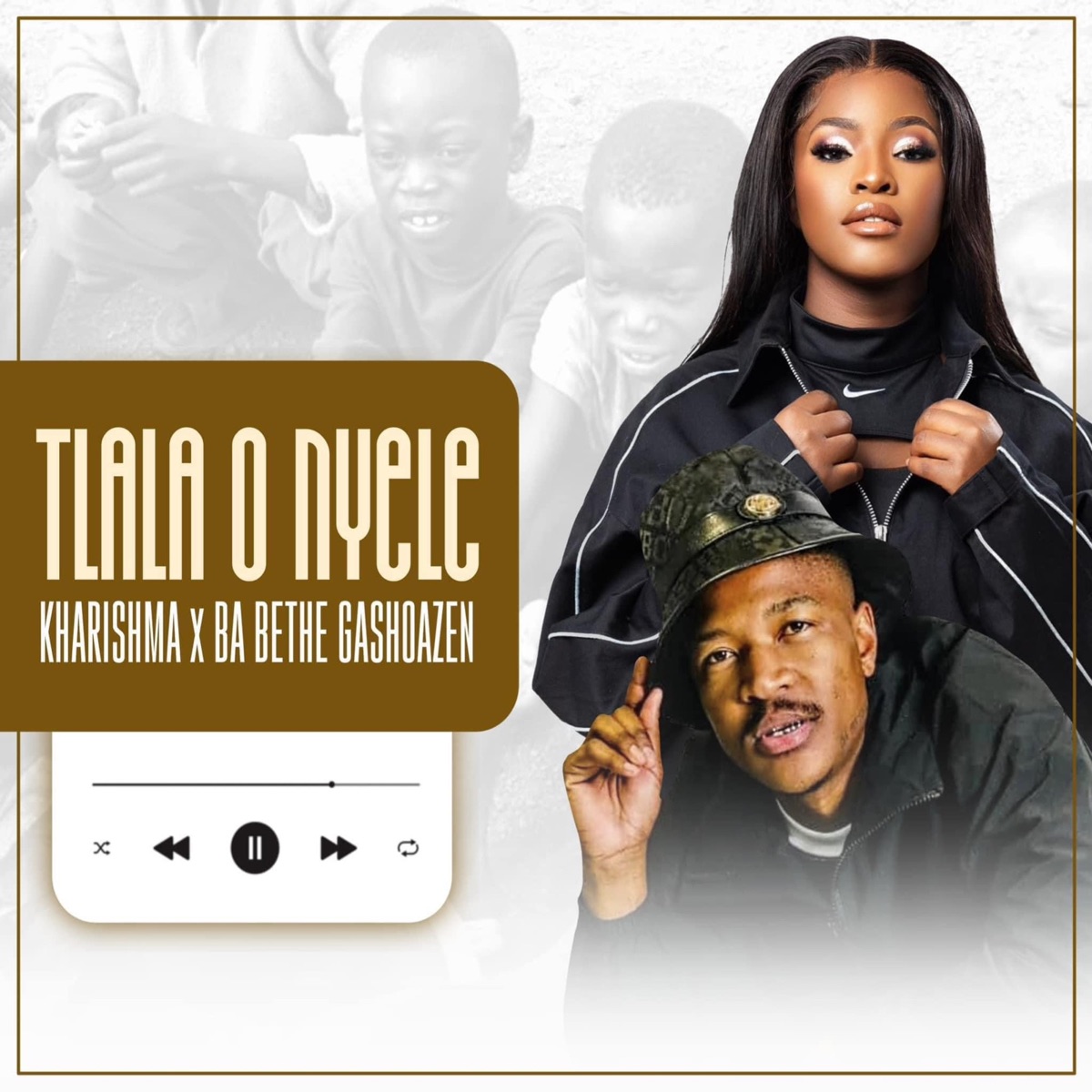 Tlala O Nyele - Single by Kharishma & Ba Bethe Gashoazen album cover