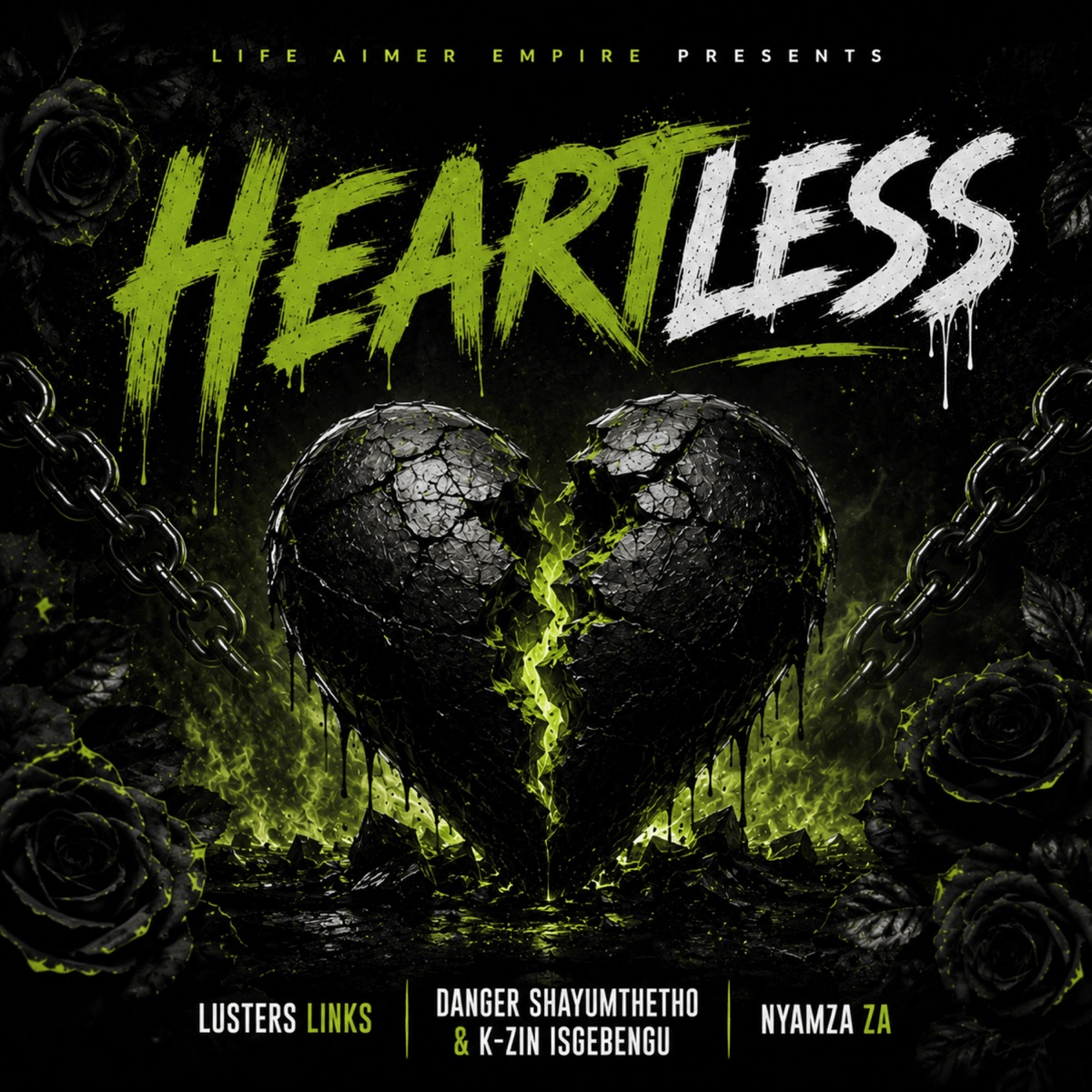 Heartless - Single by LUSTER LINKS, Danger Shayumthetho & K-zin Isgebengu & Nyamza ZA album cover