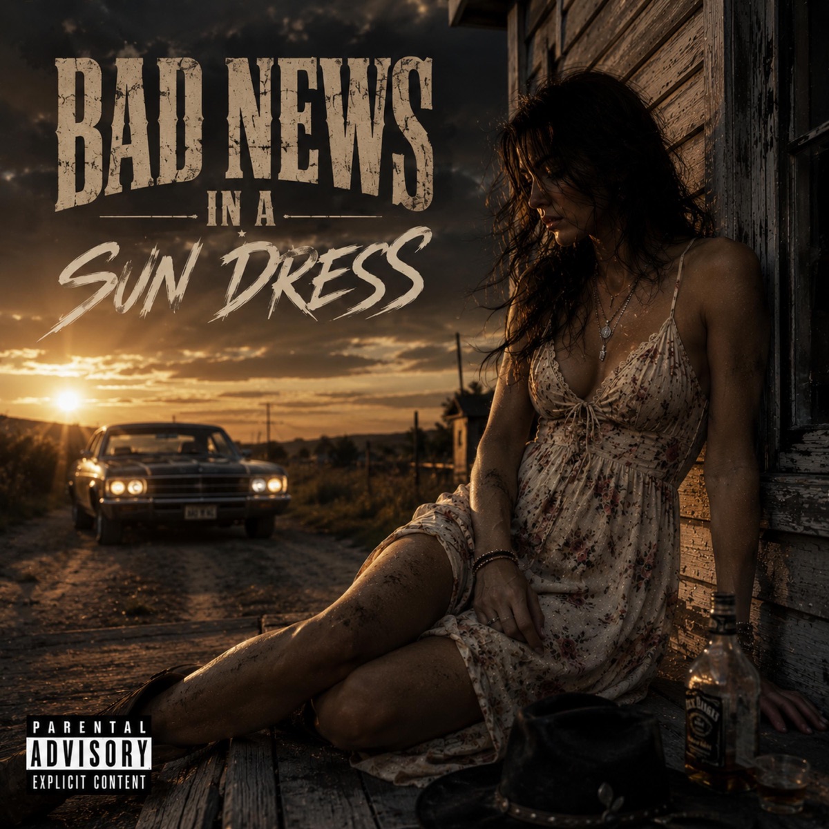 Bad News In A Sundress - Single by J Dexter Luchiano album cover