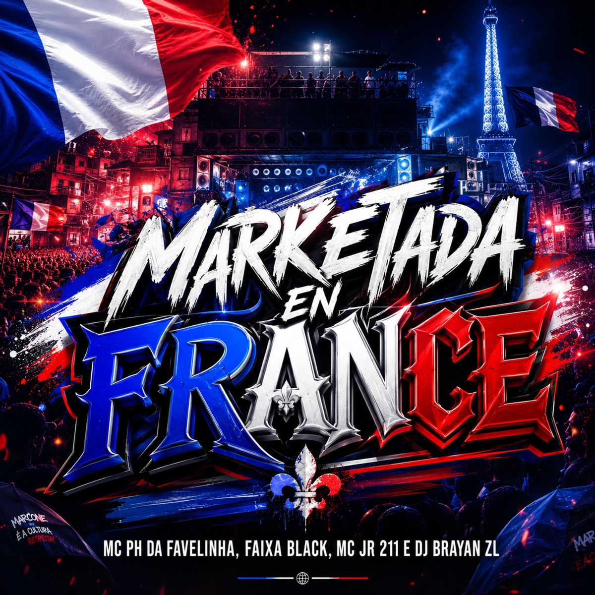 Marketada En France - Single by MC PH da Favelinha, Faixa Black, MC JR 211 & DJ Brayan ZL album cover