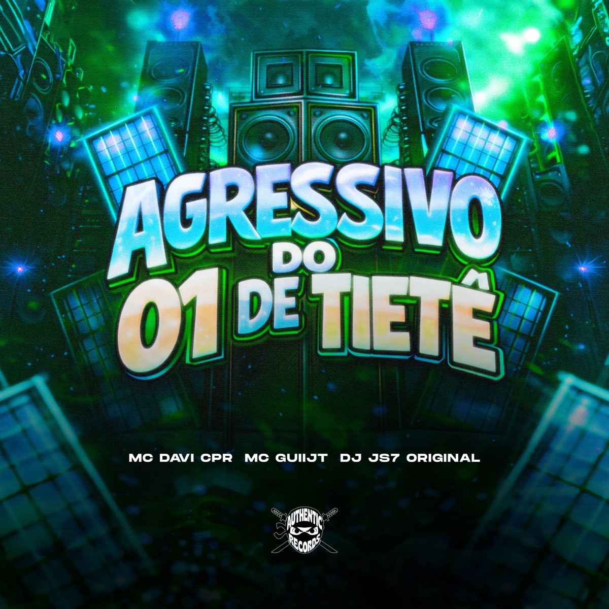 Agressivo do 01 de Tietê - Single by Mc Davi Cpr & MC GUIIJT album cover