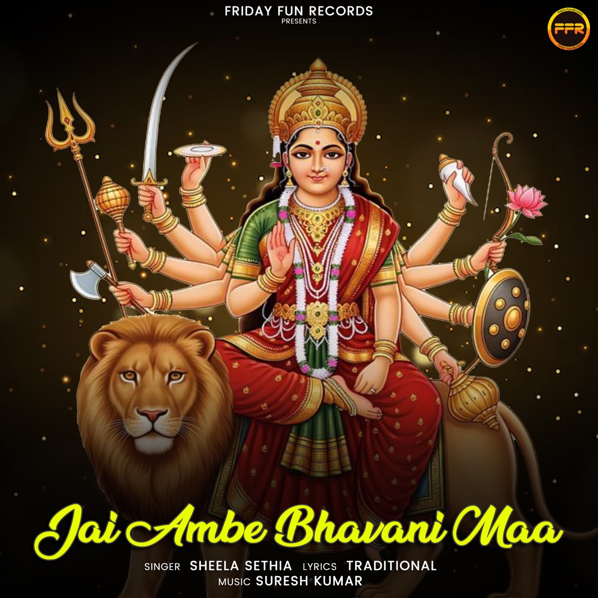Jai Ambe Bhavani Maa by Sheela Sethia album cover