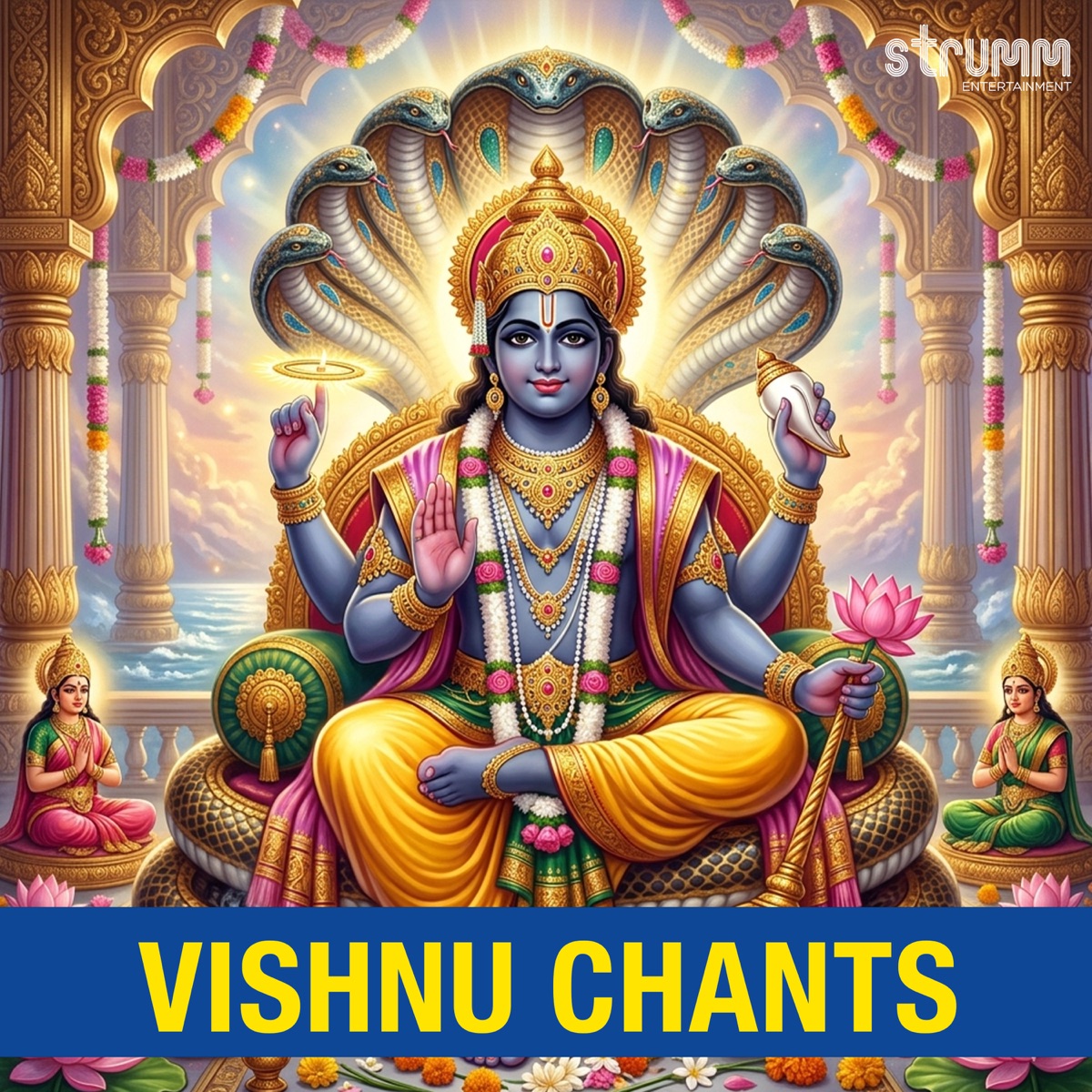 Vishnu Chants by Rita Thyagarajan & Om Voices album cover