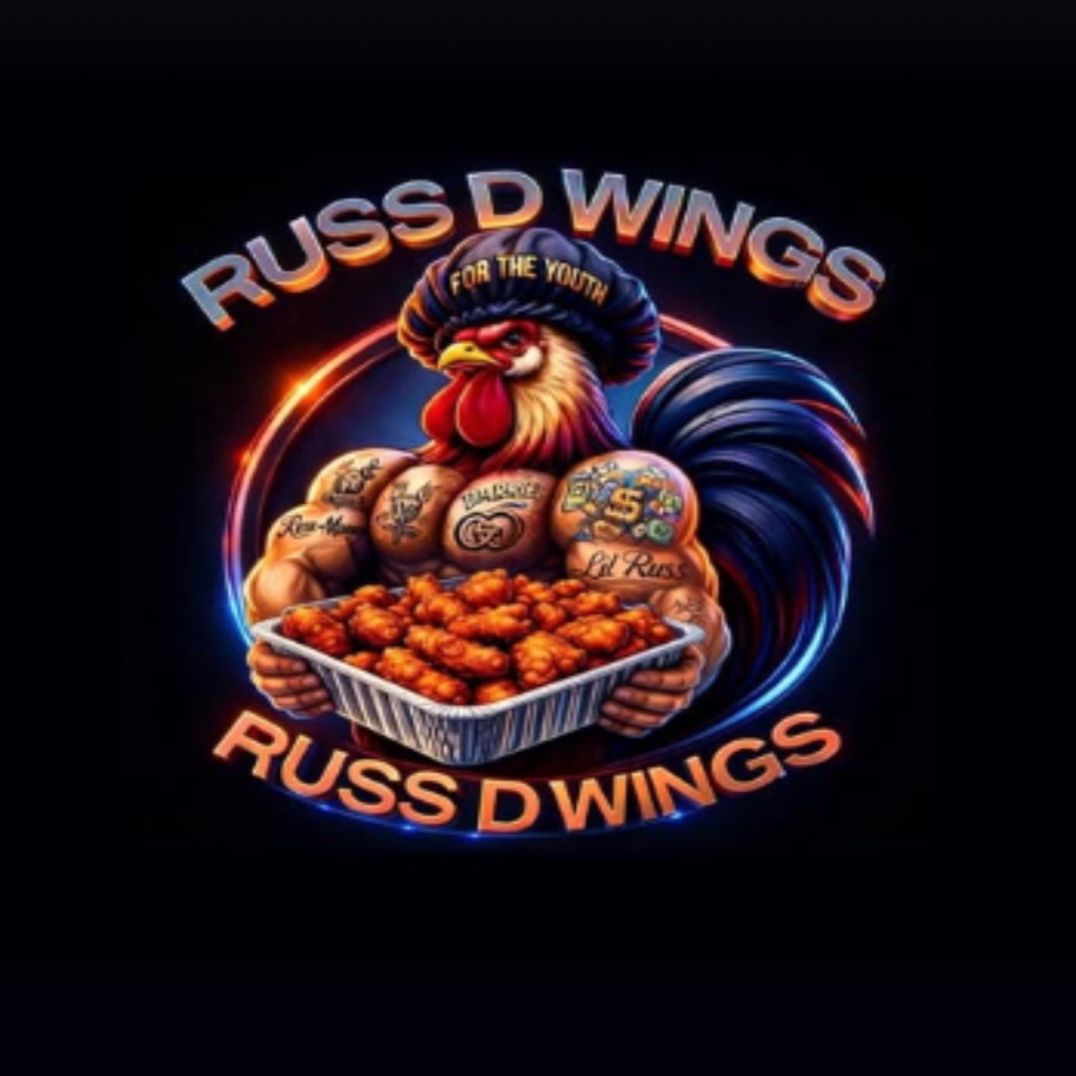 RUSS D WINGS! - Single by killawop album cover