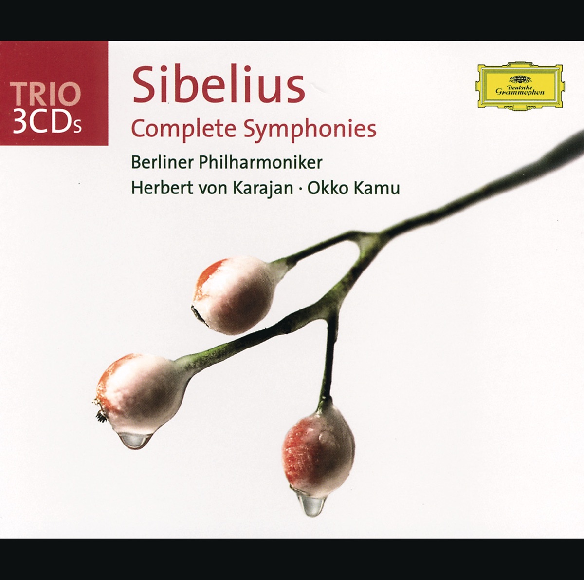 Sibelius: Complete Symphonies by Berlin Philharmonic, Herbert von Karajan & Okko Kamu album cover