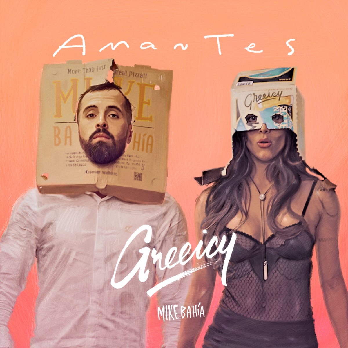 Amantes (feat. Mike Bahía) - Single by Greeicy album cover