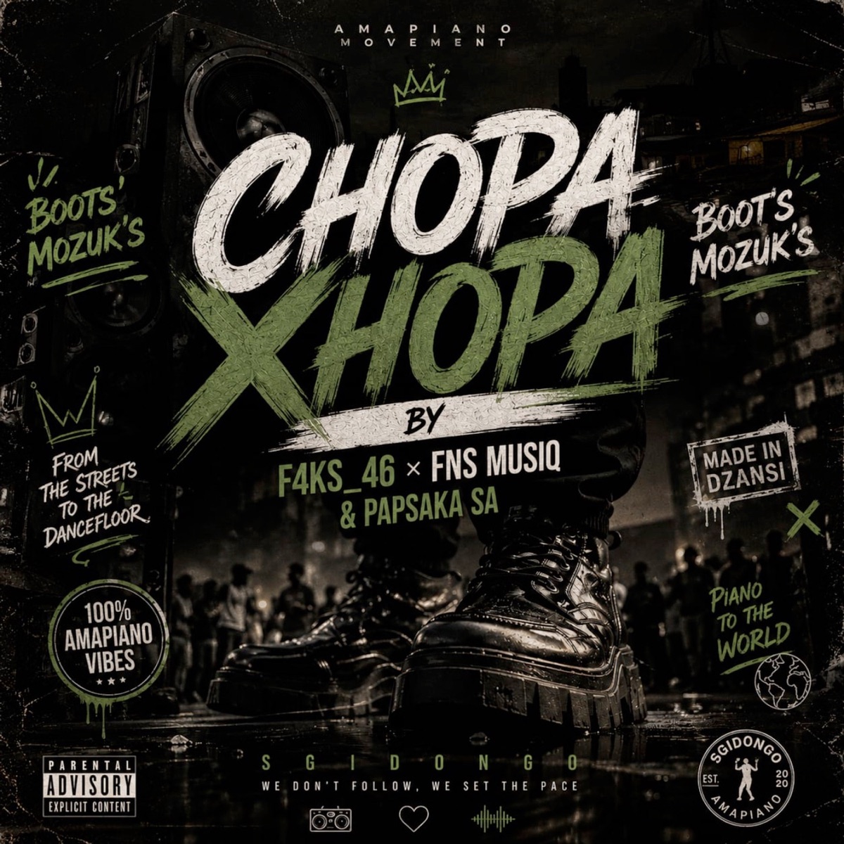 Chopa Xhopa - Single by F4ks_46, Fns MusiQ & Papsaka SA album cover