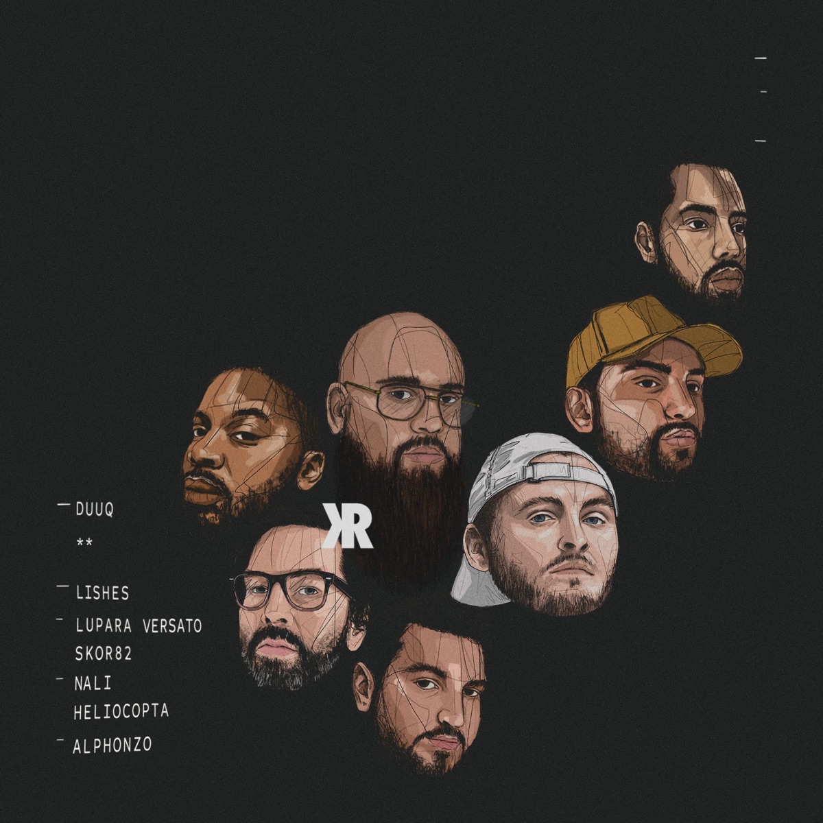 Druck Geld (feat. Lishes, Lupara Versato, Skor82, NALI, Heliocopta, Alphonzo & Duuq) - Single by Krekpek album cover