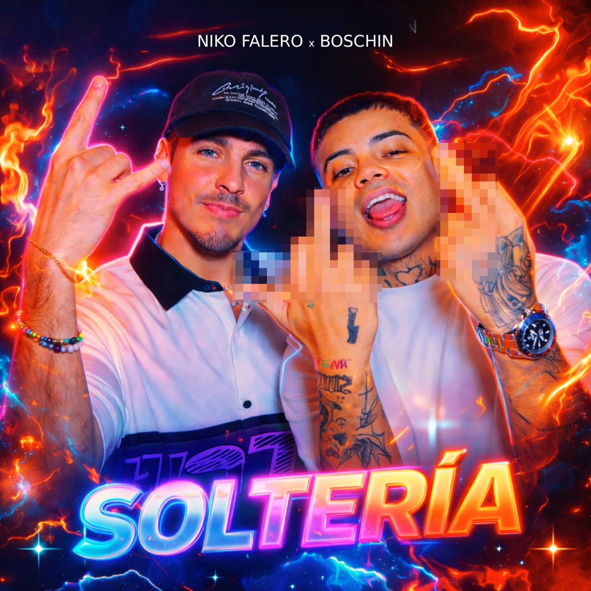 Soltería - Single by Niko Falero & Boschin album cover