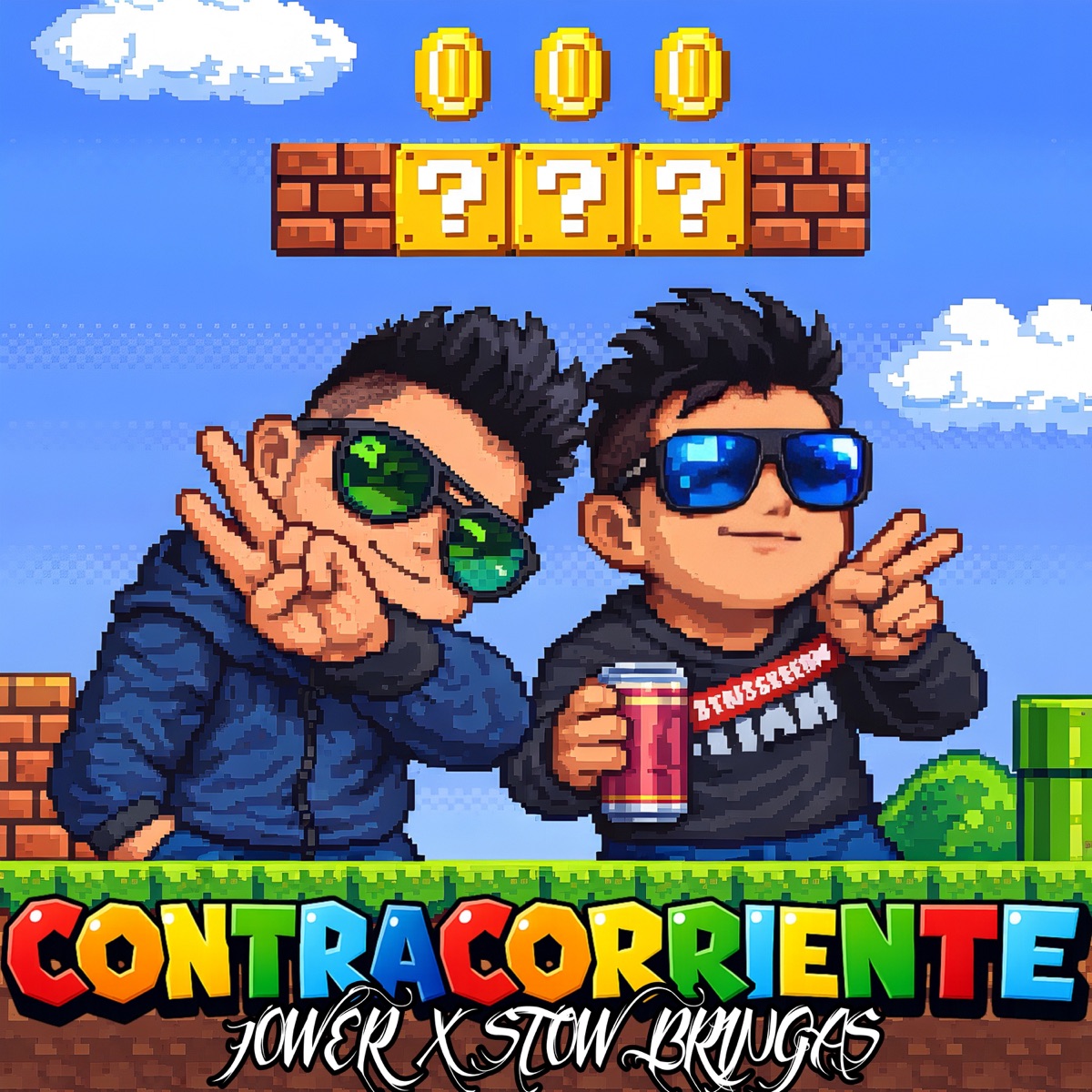 Contracorriente (Remix) - Single by 7OWER & Stow Bringas album cover