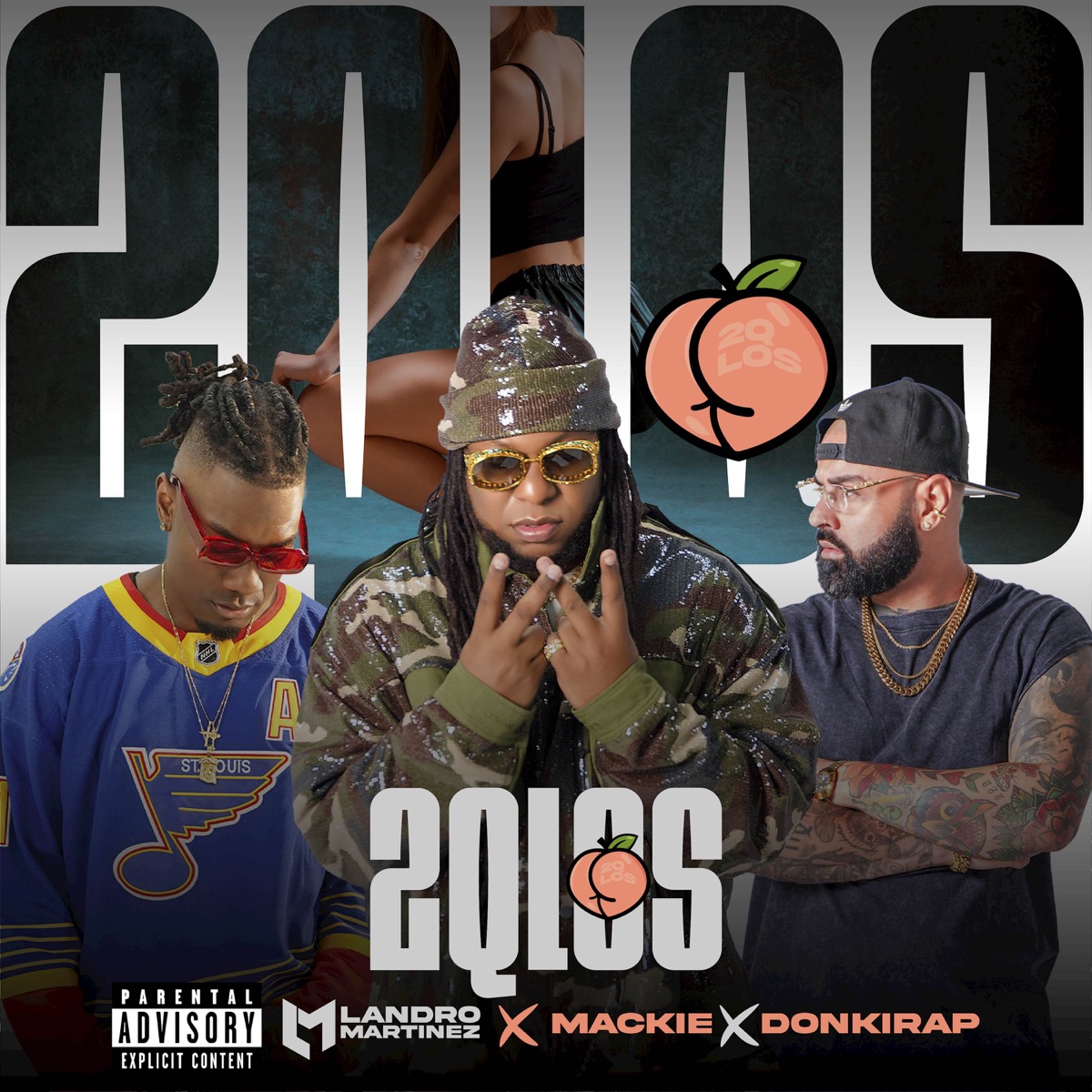 2QLOS - Single by Landro el Lavioso Martinez, Donkirap & Mackie album cover