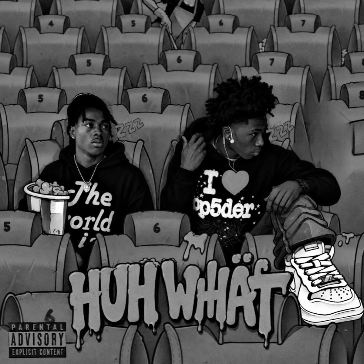 HUH WHÄT (feat. ZW) - Single by Joka2x album cover