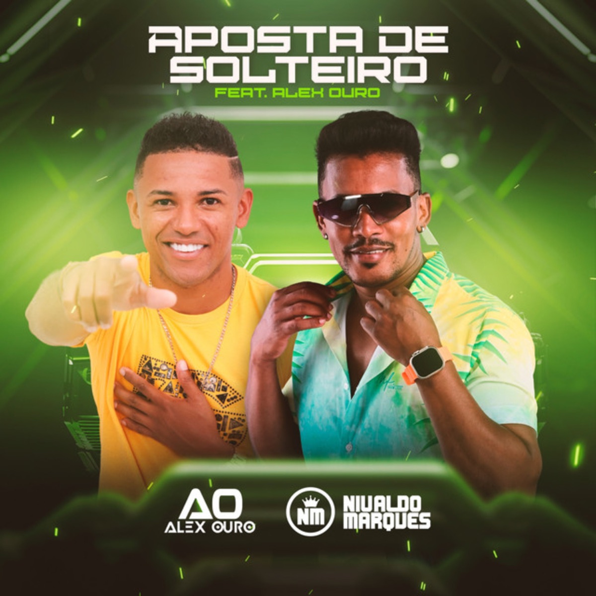 Aposta de Solteiro (feat. Alex Ouro) - Single by Nivaldo Marques album cover