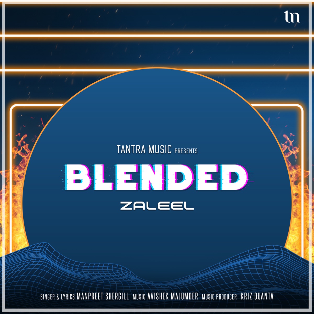 Zaleel (Blended) - Single by Manpreet Shergill, Avishek Majumder & Kriz Quanta album cover