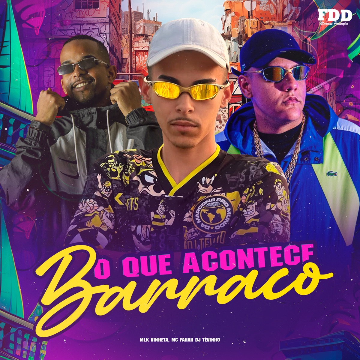 O Que Acontece no Barraco - Single by DJ TEVINHO, mlk vinheta & MC Fahah album cover