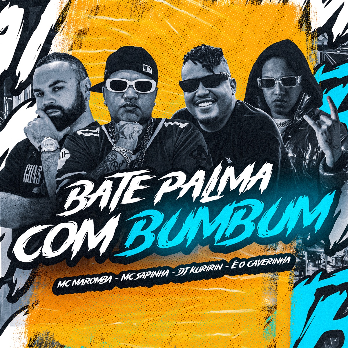 Bate Palma Com Bumbum (feat. Mc Sapinha) - Single by É O CAVERINHA, Dj Kuririn & Mc Maromba album cover