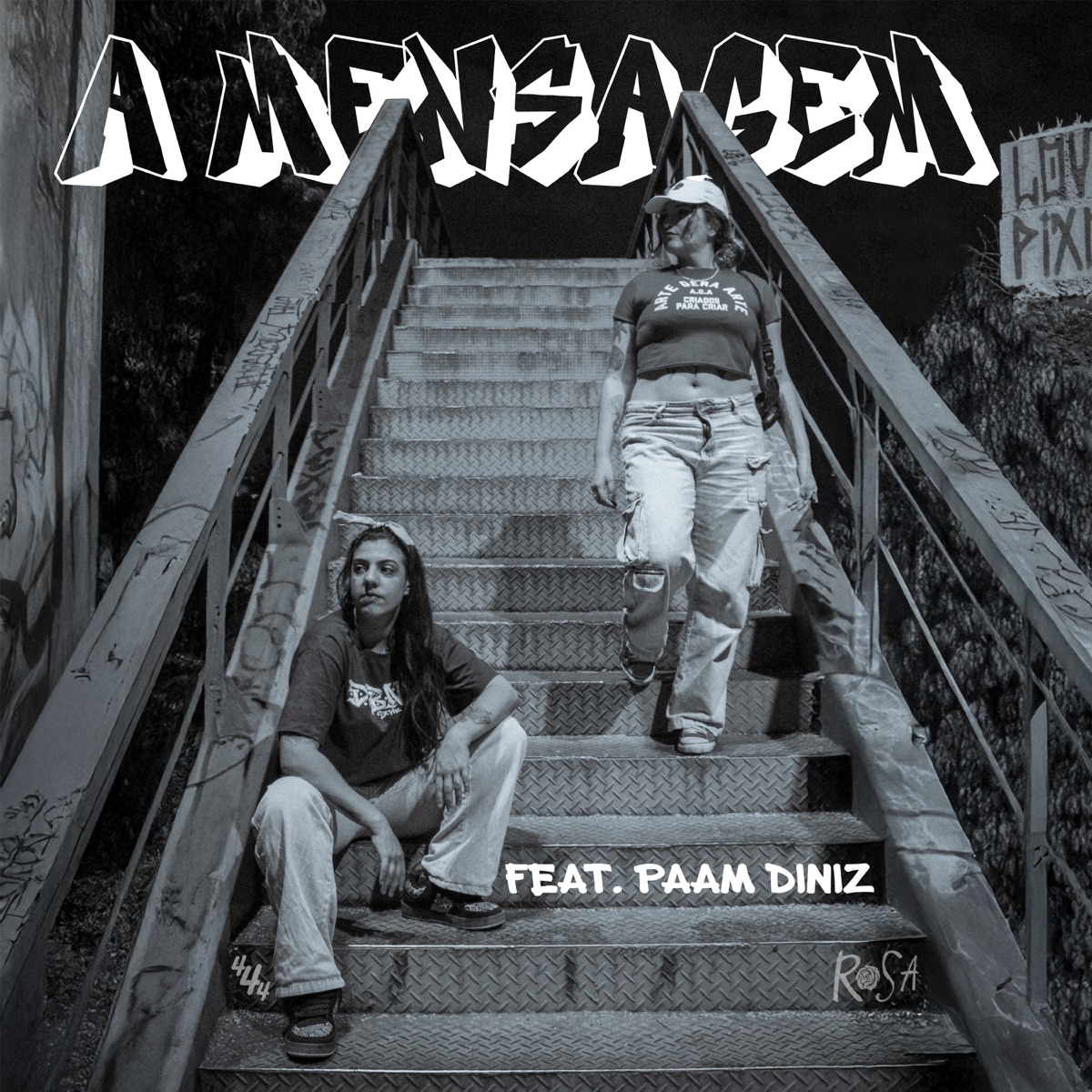 A Mensagem (feat. Paam Diniz) - Single by Rosa Marina album cover