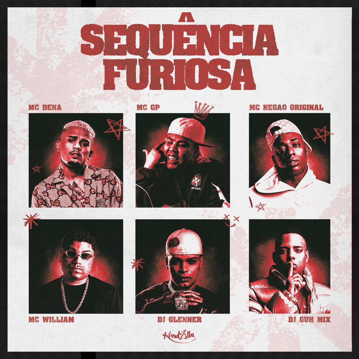 Sequência Furiosa (feat. MC Willian, Mc Negão Original & MC GP) - Single by Mc Dena, DJ Glenner & DJ Guh Mix album cover