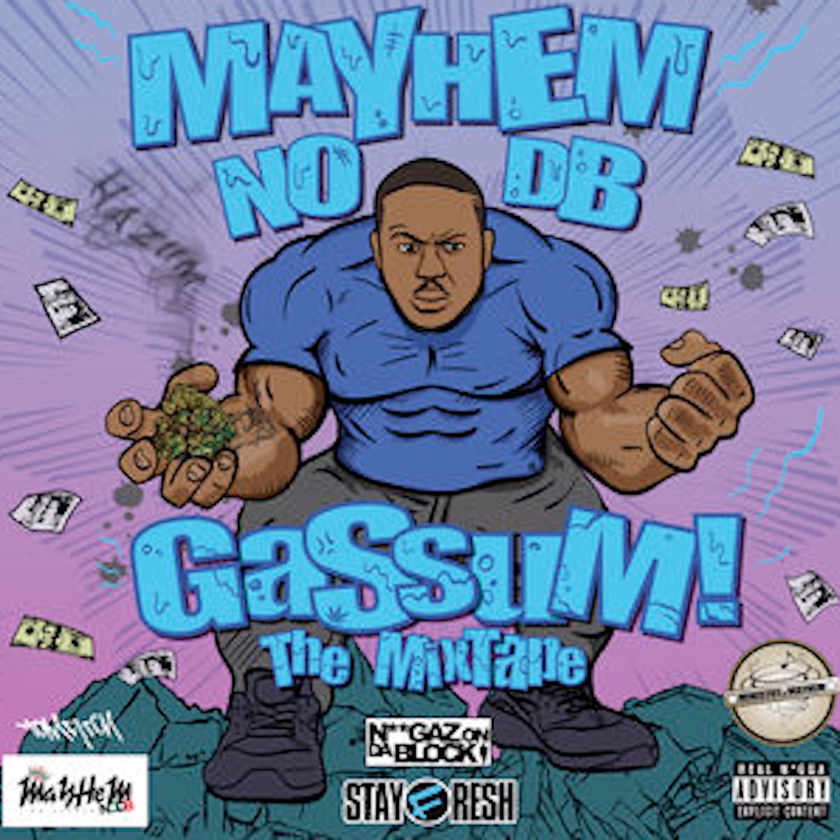 Gassum The Mixtape by Mayhem Nodb album cover