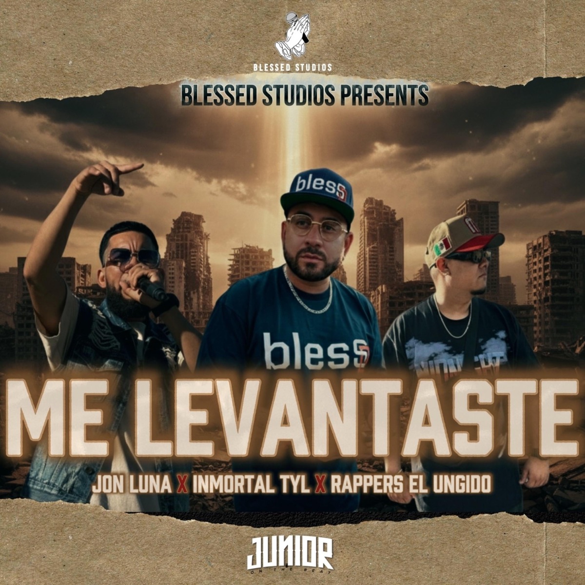 Me Levantaste (feat. Inmortal TYl & Rapper's El Ungido) - Single by Jon Luna album cover