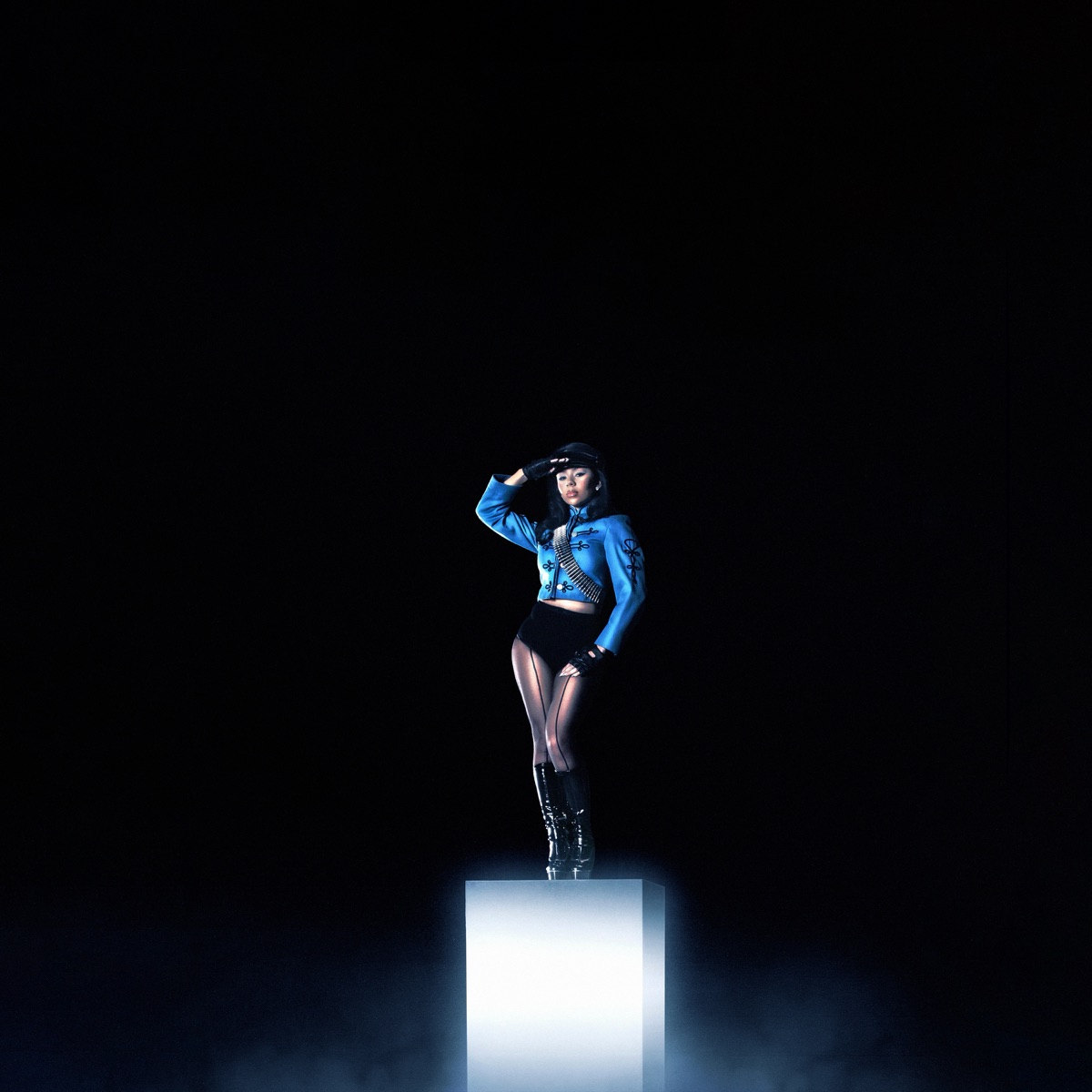 Burning Blue - Single by Mariah the Scientist album cover