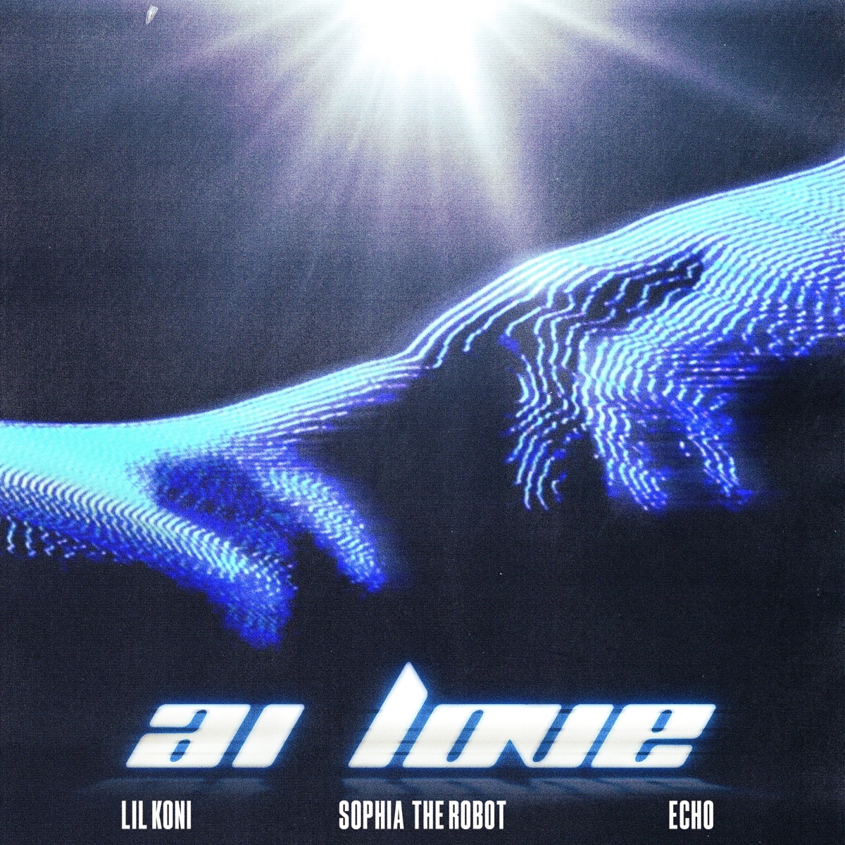AI Love - Single by Lil Koni, Sophia the Robot & Echo album cover